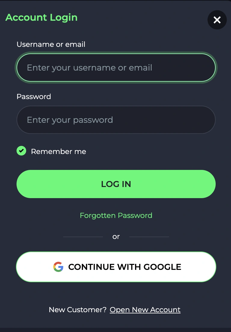 Nationalbet login